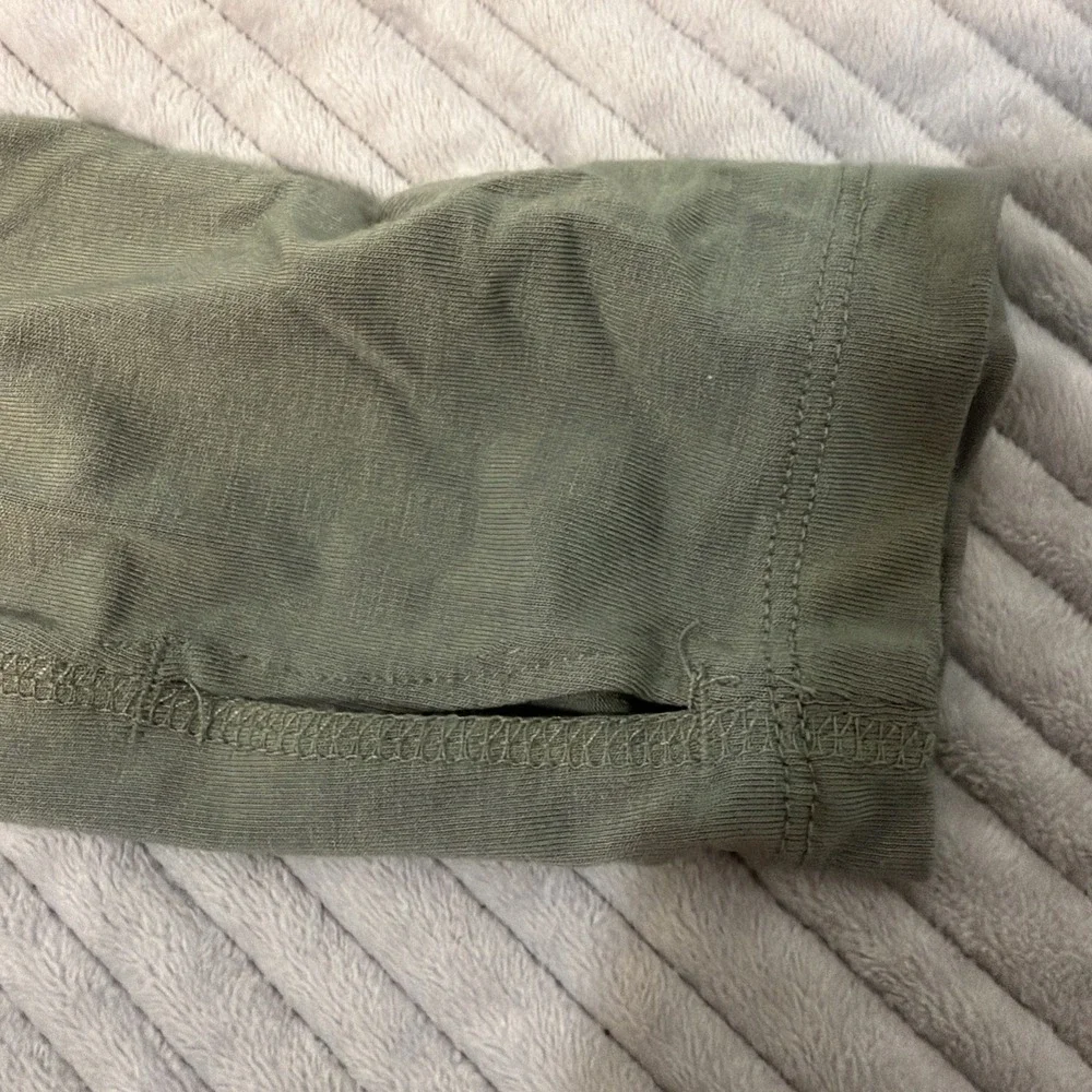 Free Fly Mens 1/4 Zip Pullover Size Medium Performance Bamboo Long Sleeve Green